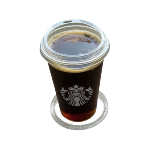 starbucks clear tall no drip lid ring